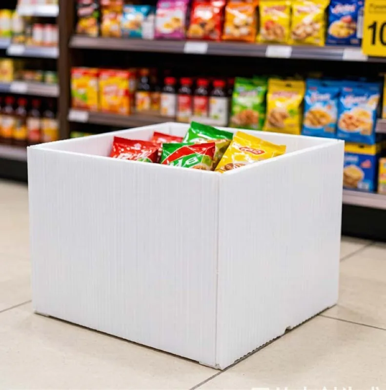 PP display box for supermarket promotions